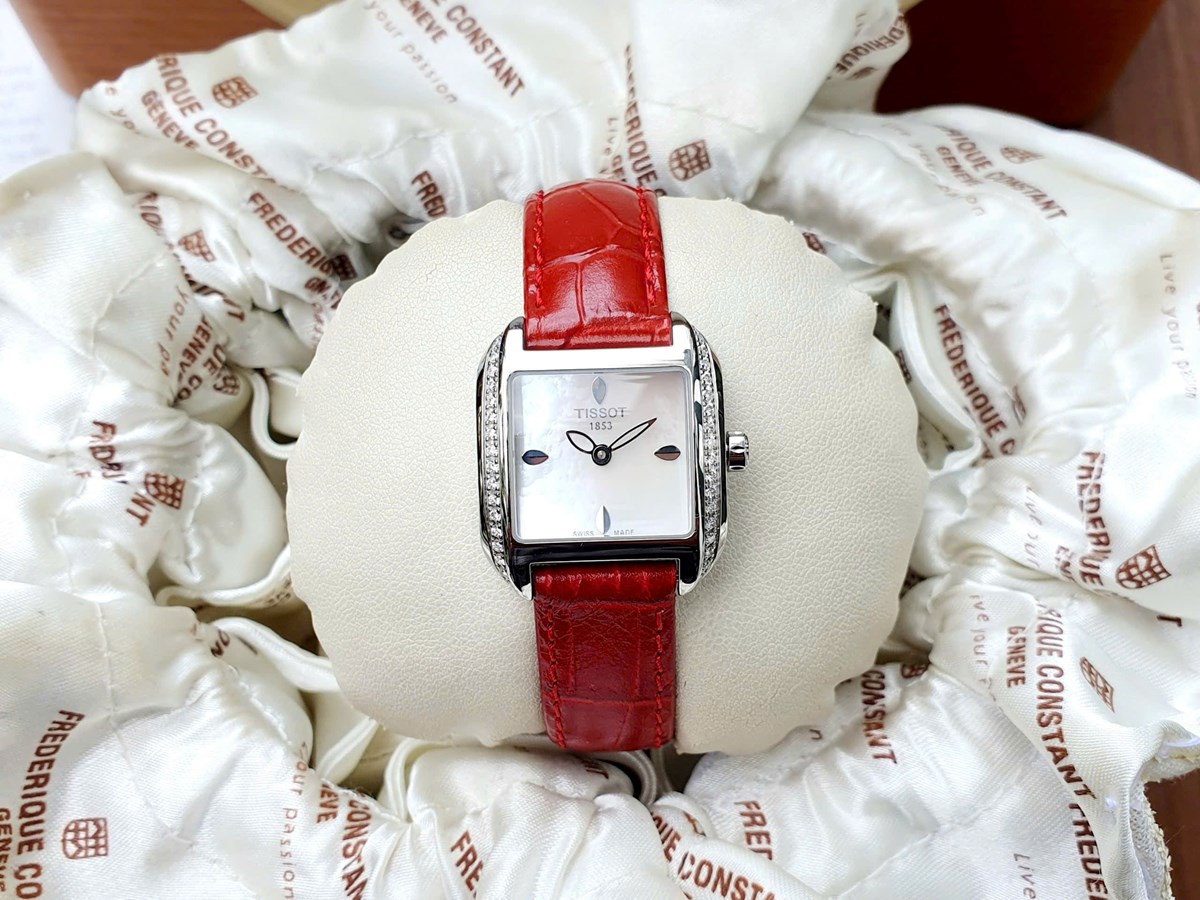 TISSOT T-Wave Mother of Pearl Dial Ladies Watch T02.1.365.71