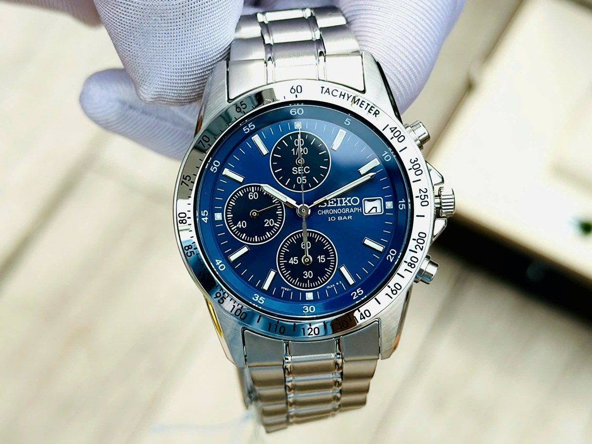 Seiko SBTQ071 Dial blue