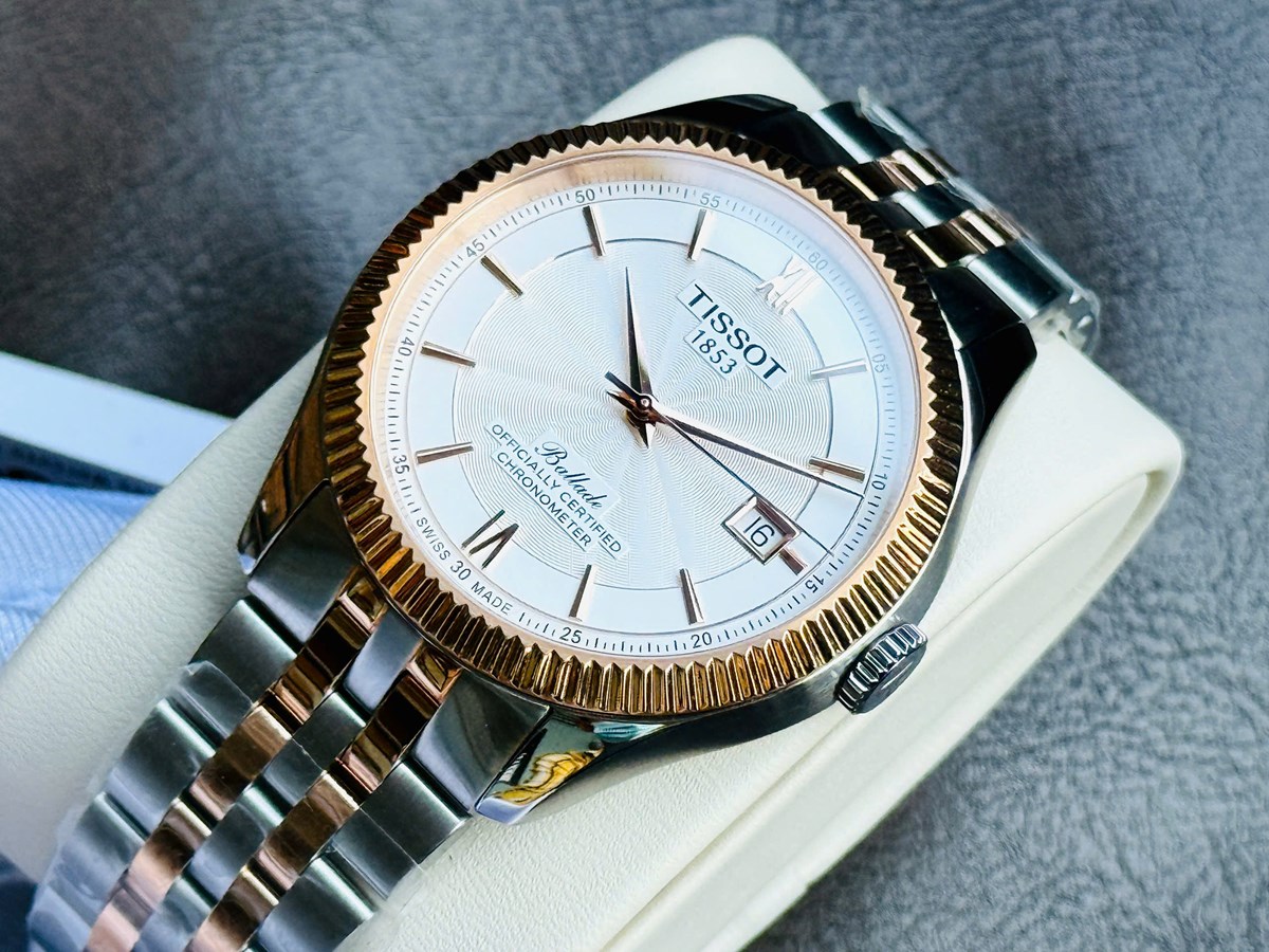 Tissot Ballade Powermatic 80 Silicum COSC Demi Rose Gold T108.408.22.278.00