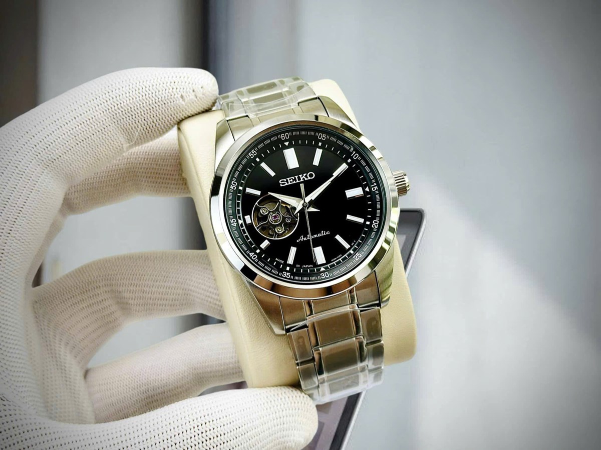 Seiko Open Heart phiên bản nội địa Nhật SCVE053 Black