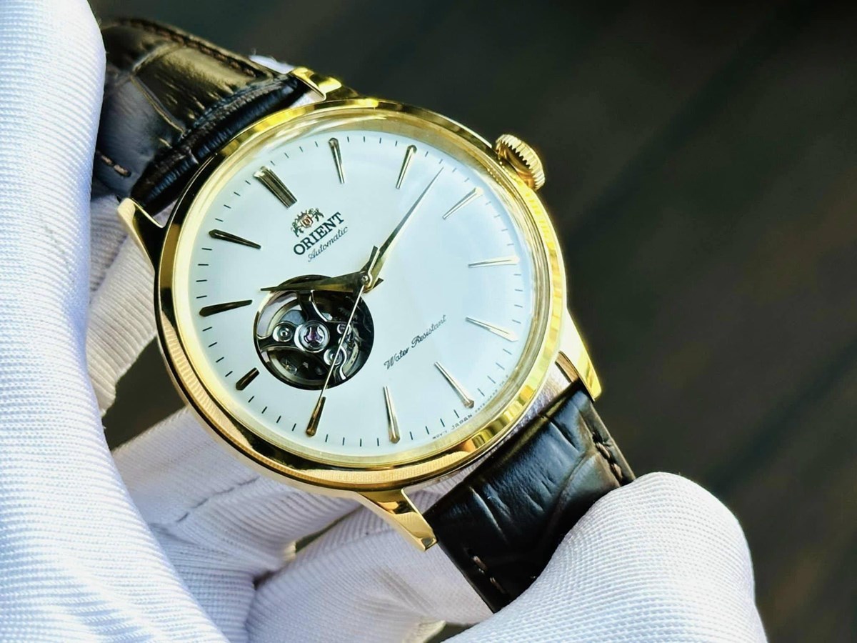 Orient Bambino Open Heart - Gold - RA-AG0003S